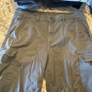 St. John's Bay Charcoal Cargo Shorts